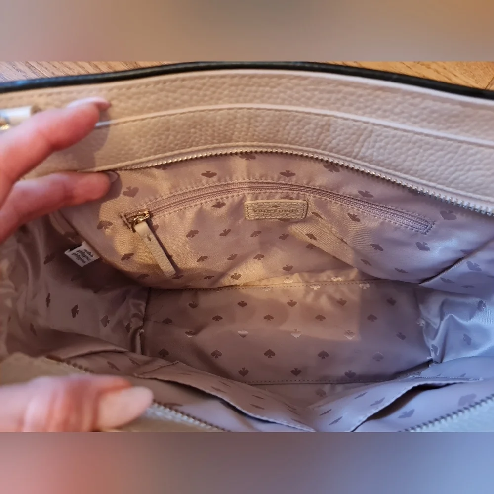 NWOT♠️ Kate Spade♠️ Light Pink Chester Street Small Allyn Pebble Leather Satchel - Picture 10 of 14